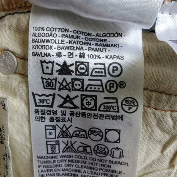 Levi's 501 Raw Hems Jeans Short Size 26 - Picture 7 of 7